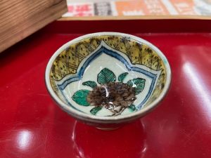 和食器 九谷 酒器　時代盃五客揃